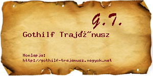 Gothilf Trajánusz névjegykártya